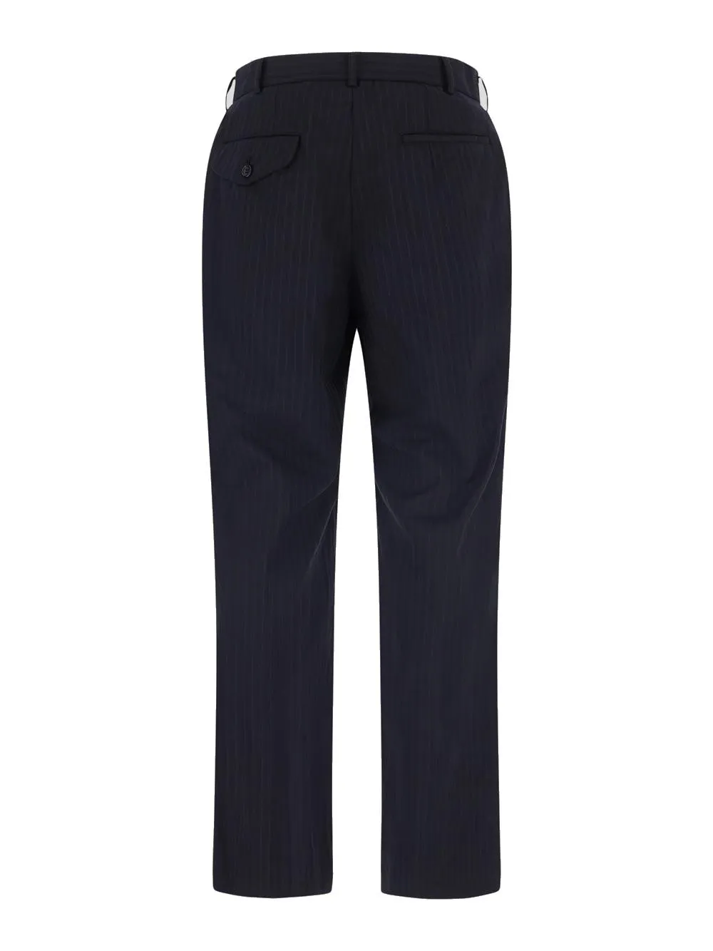 Black Comme des Garons Button Detailed Trousers
