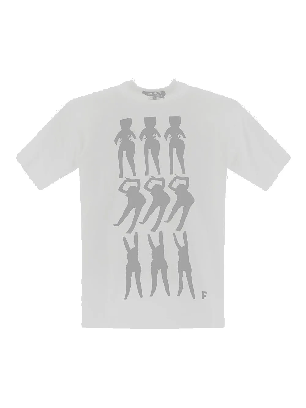 Black Comme des Garons Graphic Printed Crewneck T-Shirt