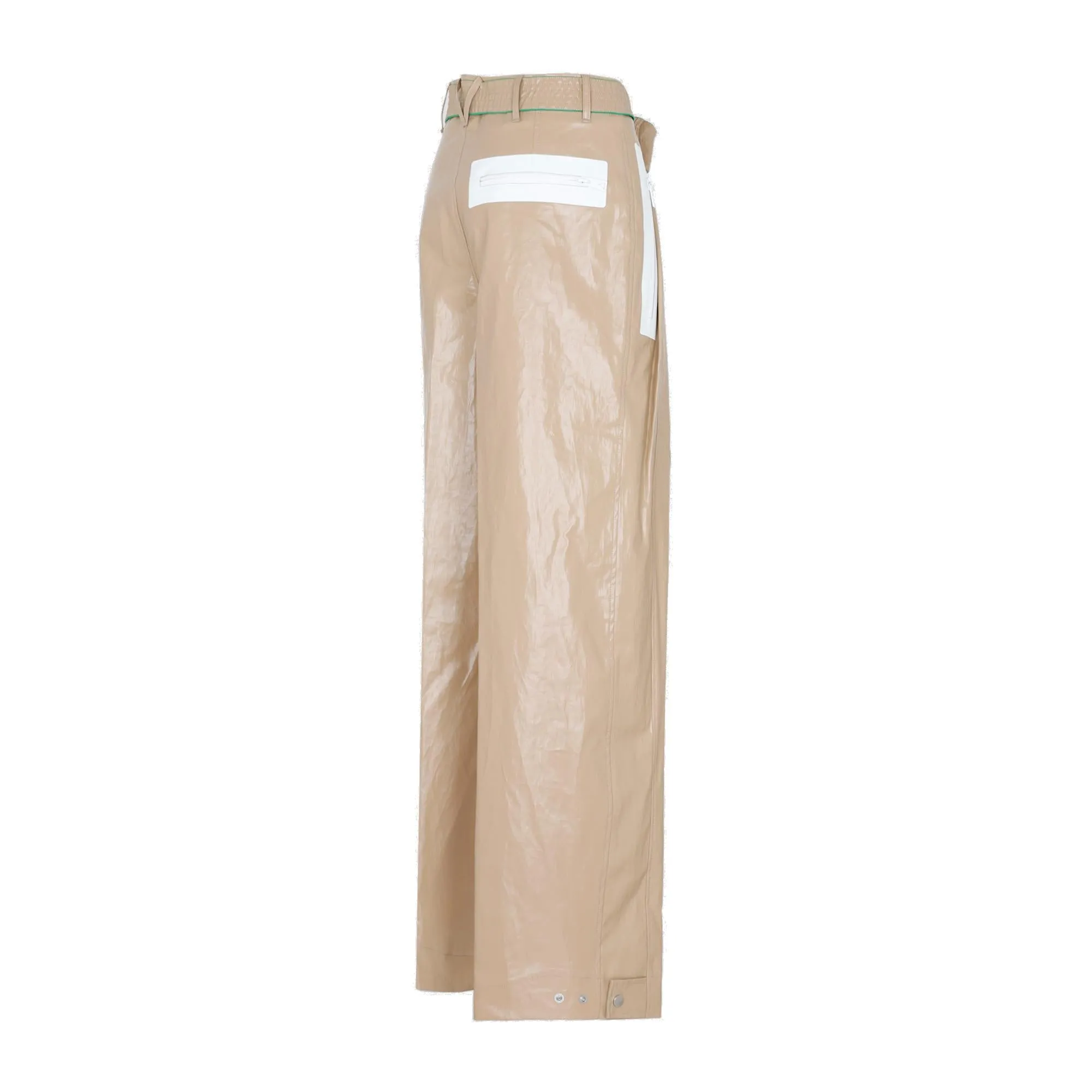 Bottega Veneta Belted Waist Wide Leg Trousers