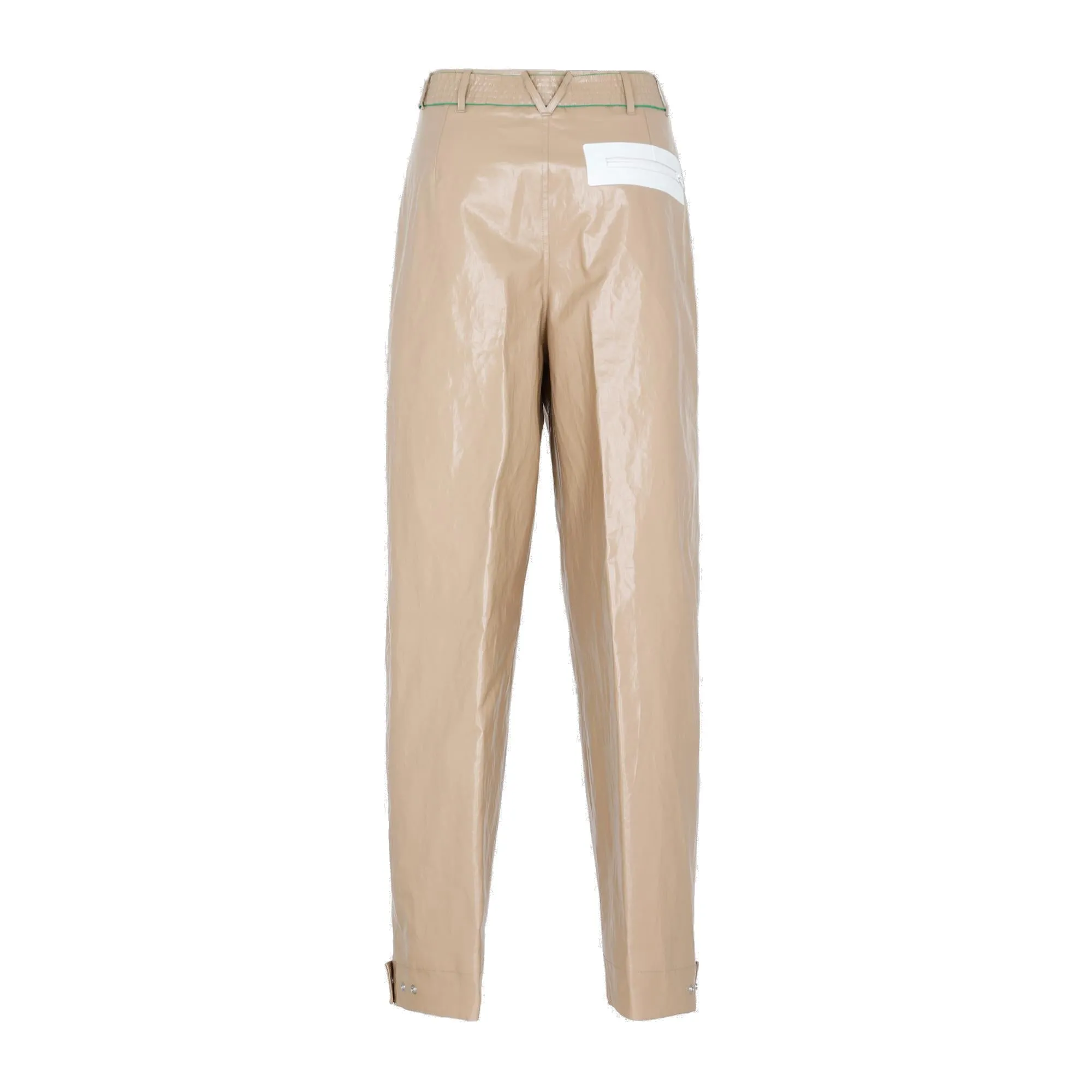 Bottega Veneta Belted Waist Wide Leg Trousers
