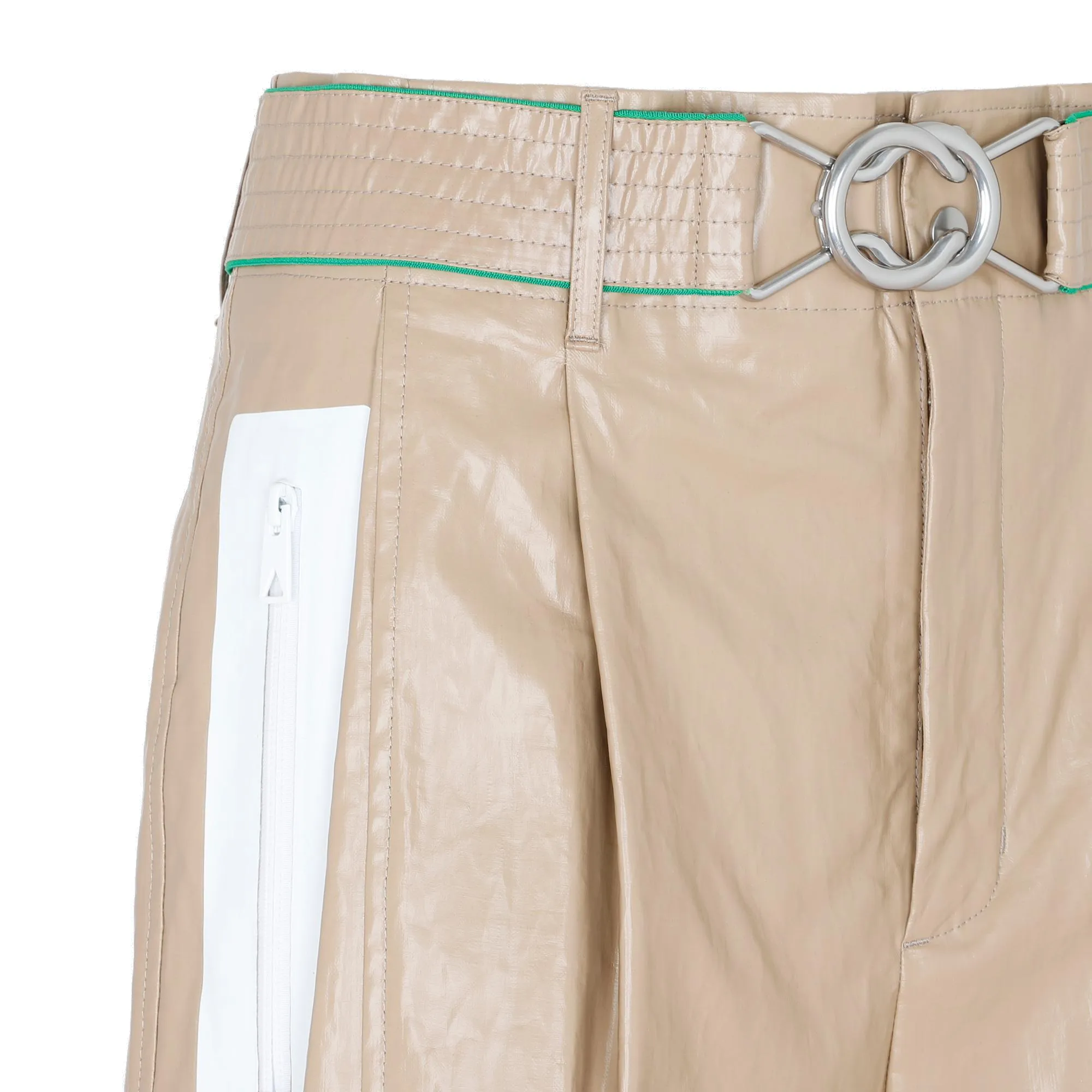 Bottega Veneta Belted Waist Wide Leg Trousers