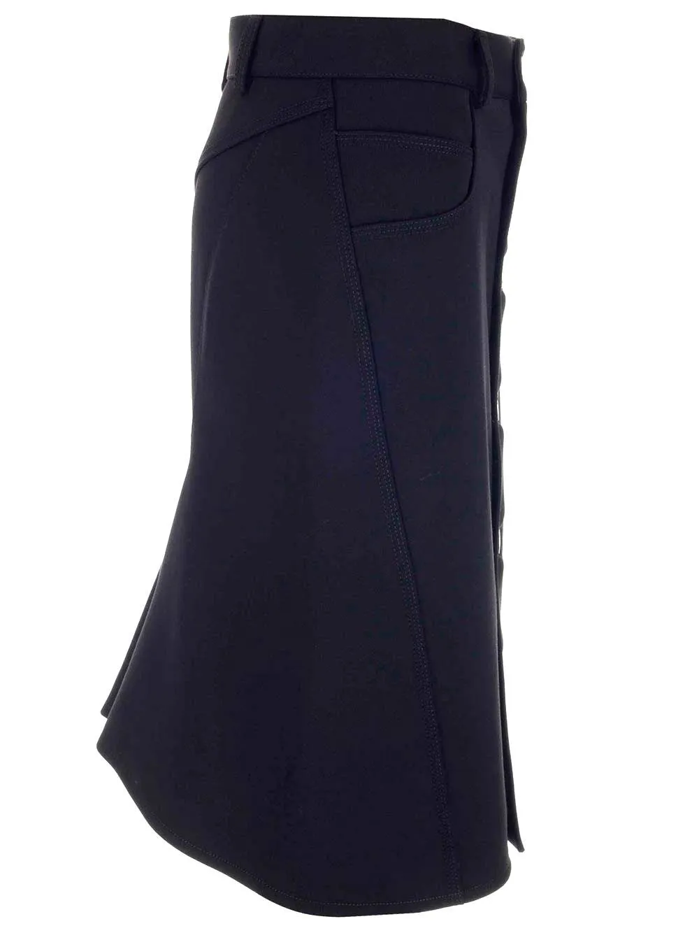 Bottega Veneta Buttoned Midi Skirt