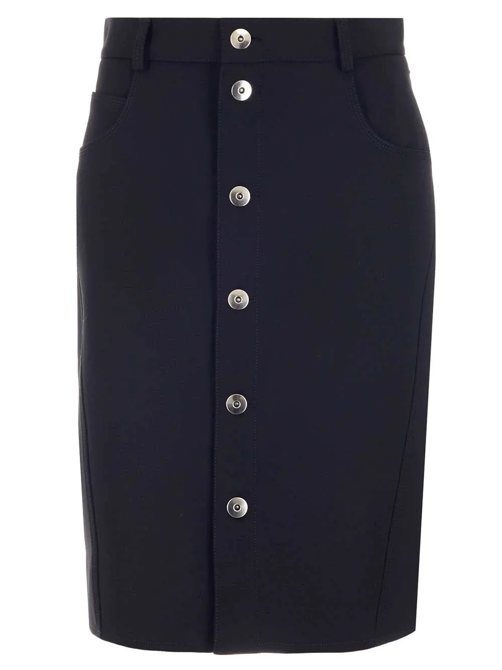 Bottega Veneta Buttoned Midi Skirt
