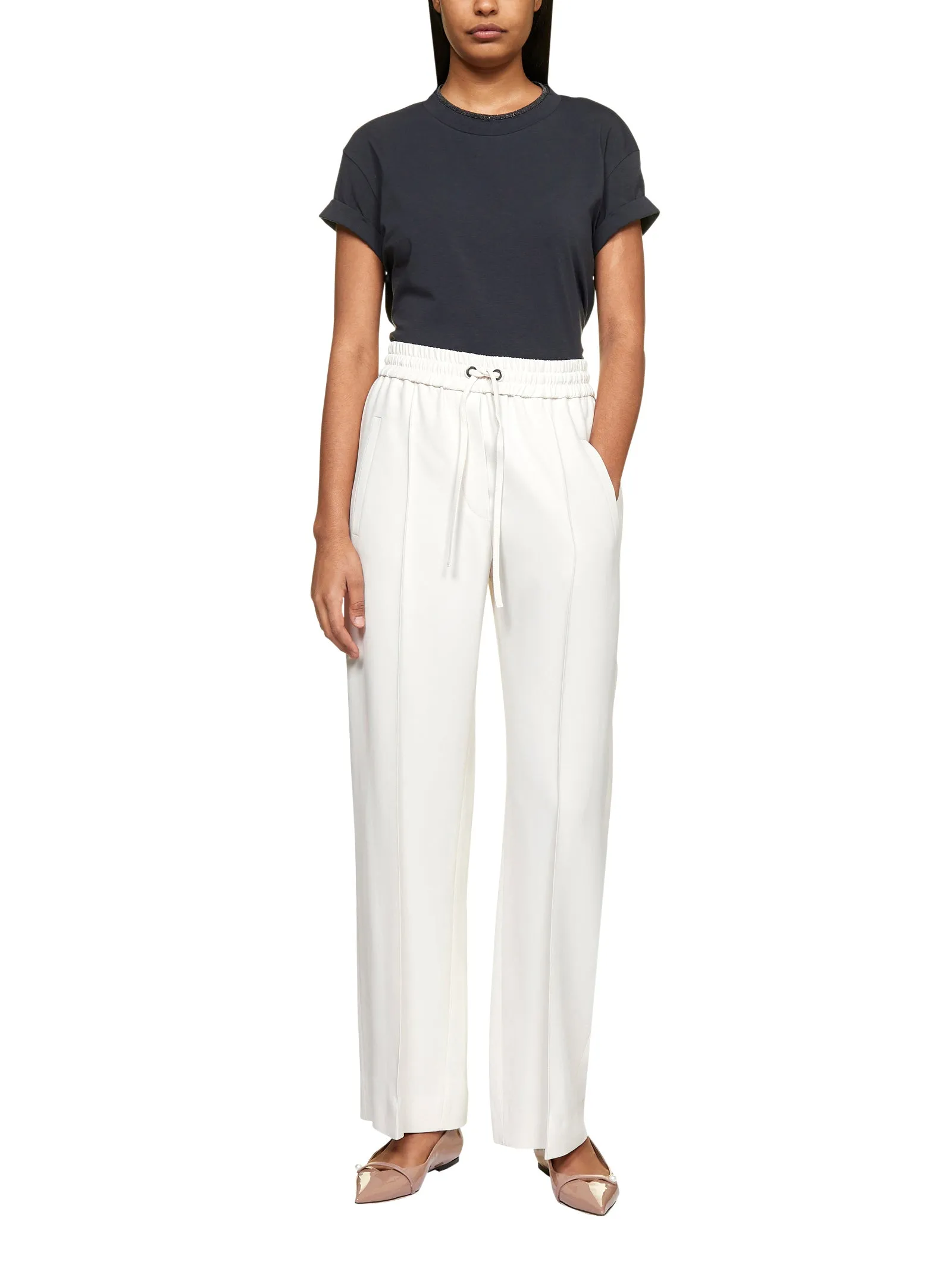Brunello Cucinelli Bead Embellished Crewneck T-Shirt