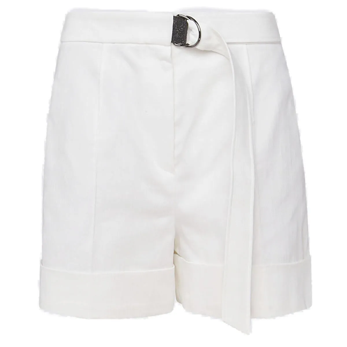 Brunello Cucinelli Belted Pleat Detail Shorts