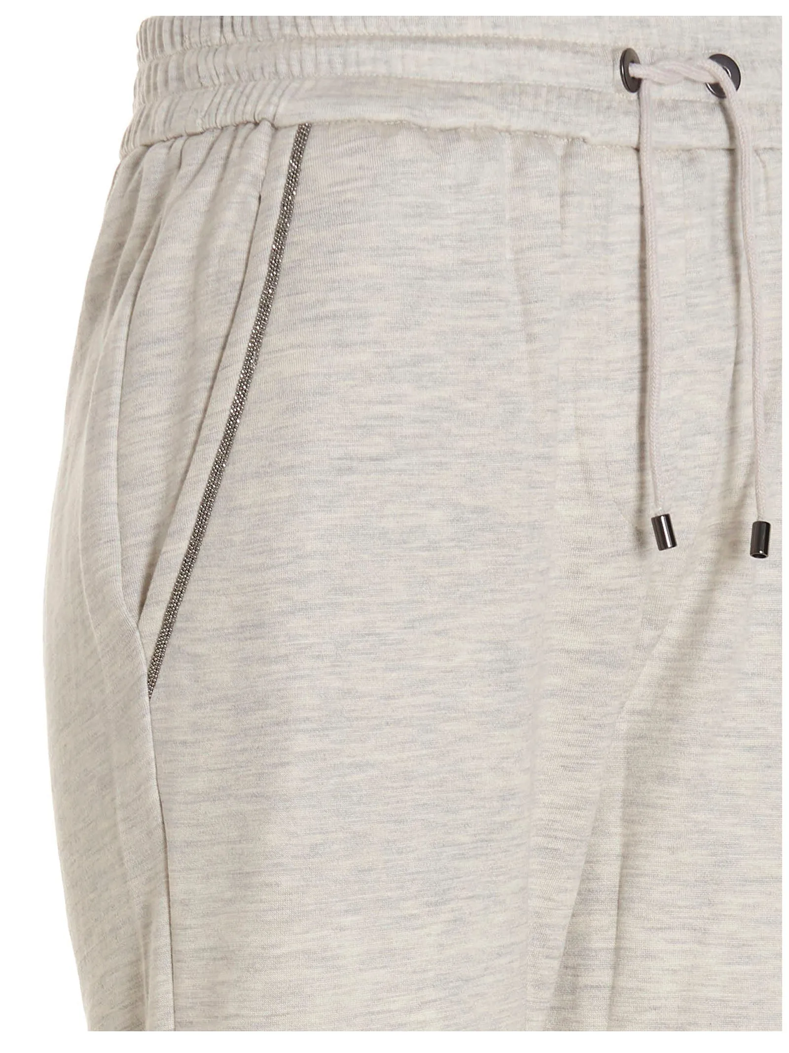 Brunello Cucinelli Drawstring Cropped Track Pants