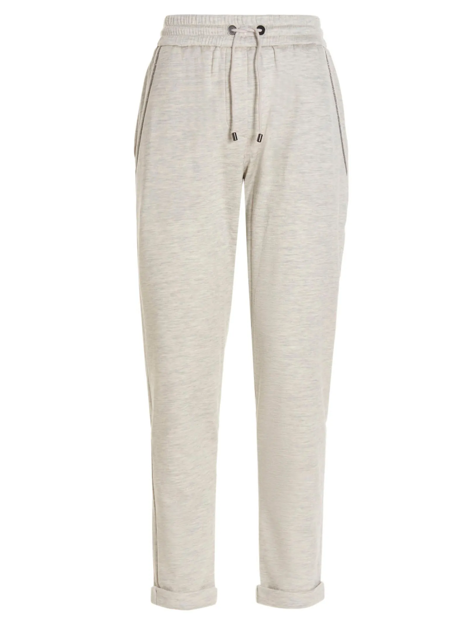 Brunello Cucinelli Drawstring Cropped Track Pants