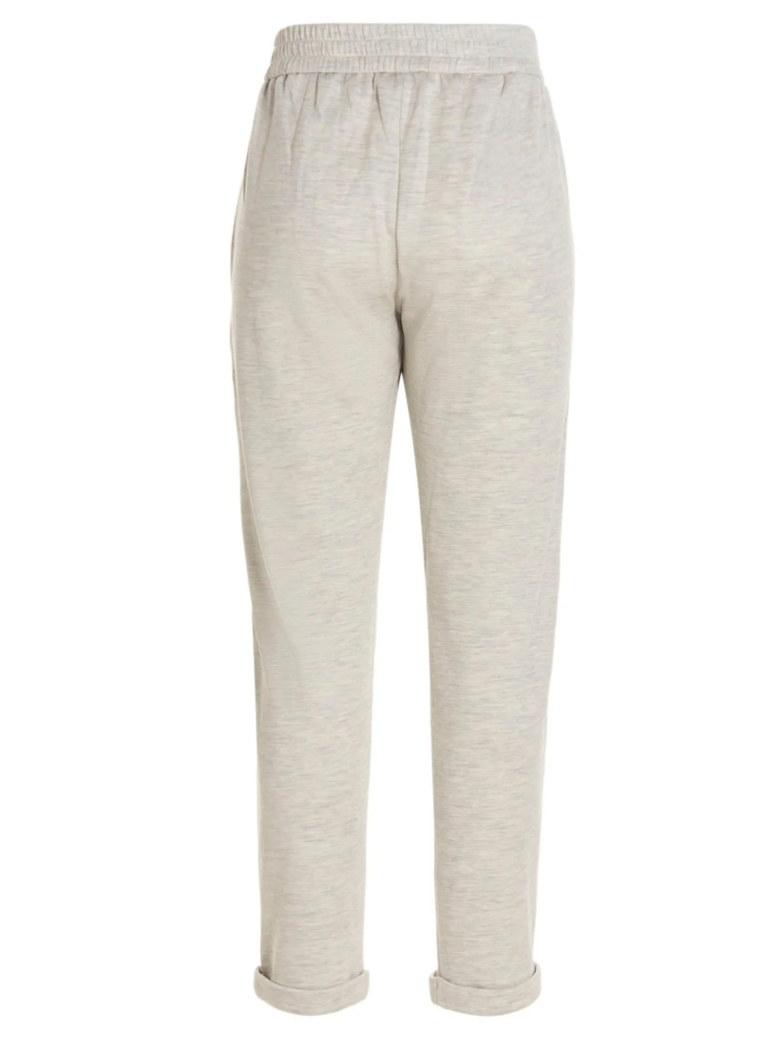 Brunello Cucinelli Drawstring Cropped Track Pants