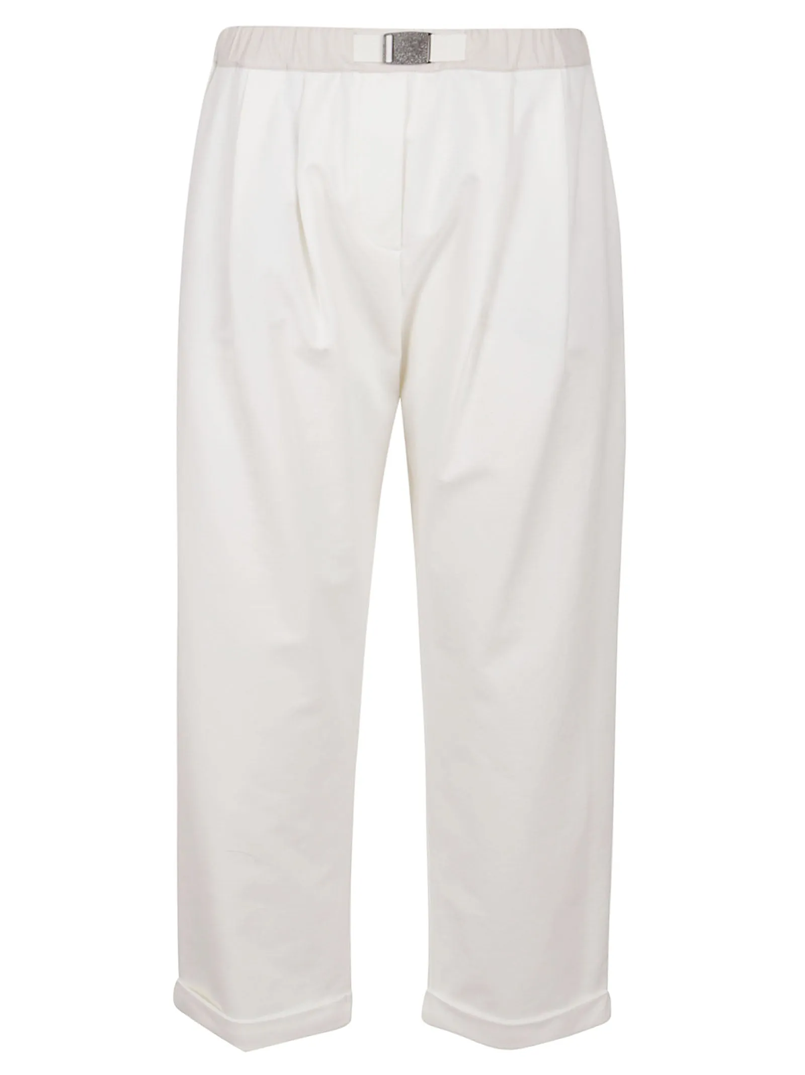 Brunello Cucinelli Elastic Waist Cropped Pants