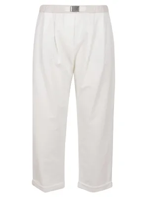 Brunello Cucinelli Elastic Waist Cropped Pants