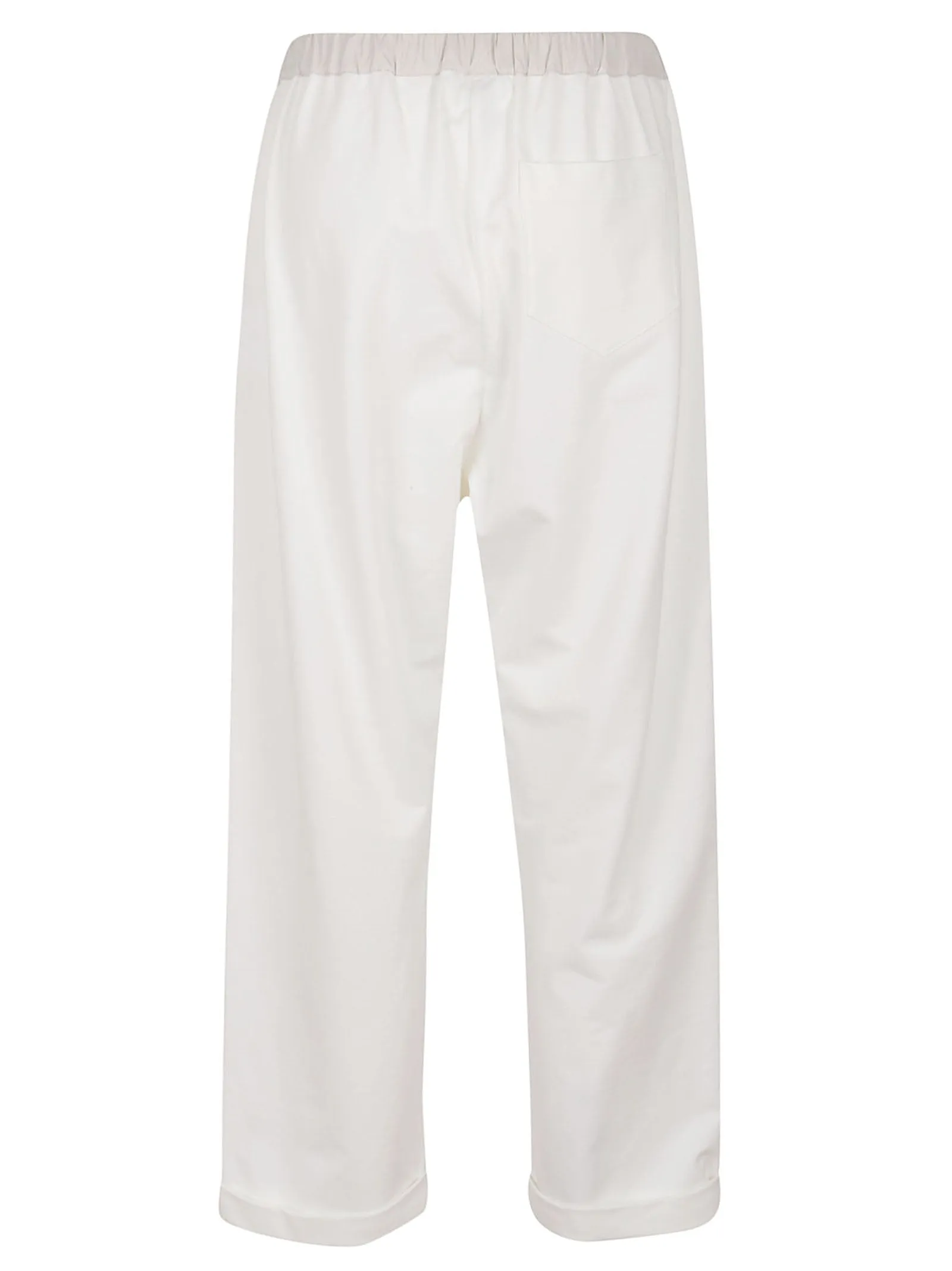 Brunello Cucinelli Elastic Waist Cropped Pants