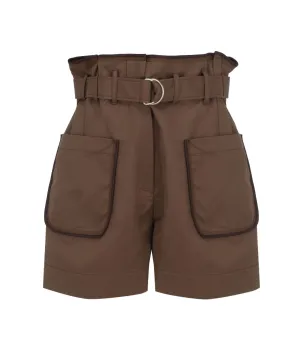 Brunello Cucinelli High Waist Cargo Shorts