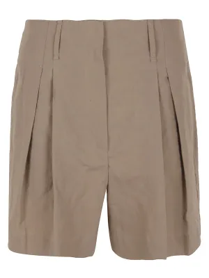 Brunello Cucinelli High-Waisted Shorts