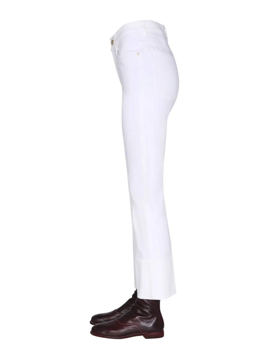 Brunello Cucinelli Mid-Rise Straight Leg Jeans