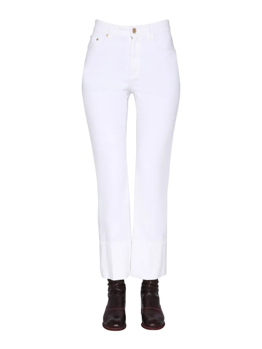 Brunello Cucinelli Mid-Rise Straight Leg Jeans