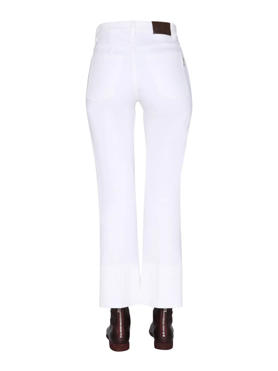 Brunello Cucinelli Mid-Rise Straight Leg Jeans