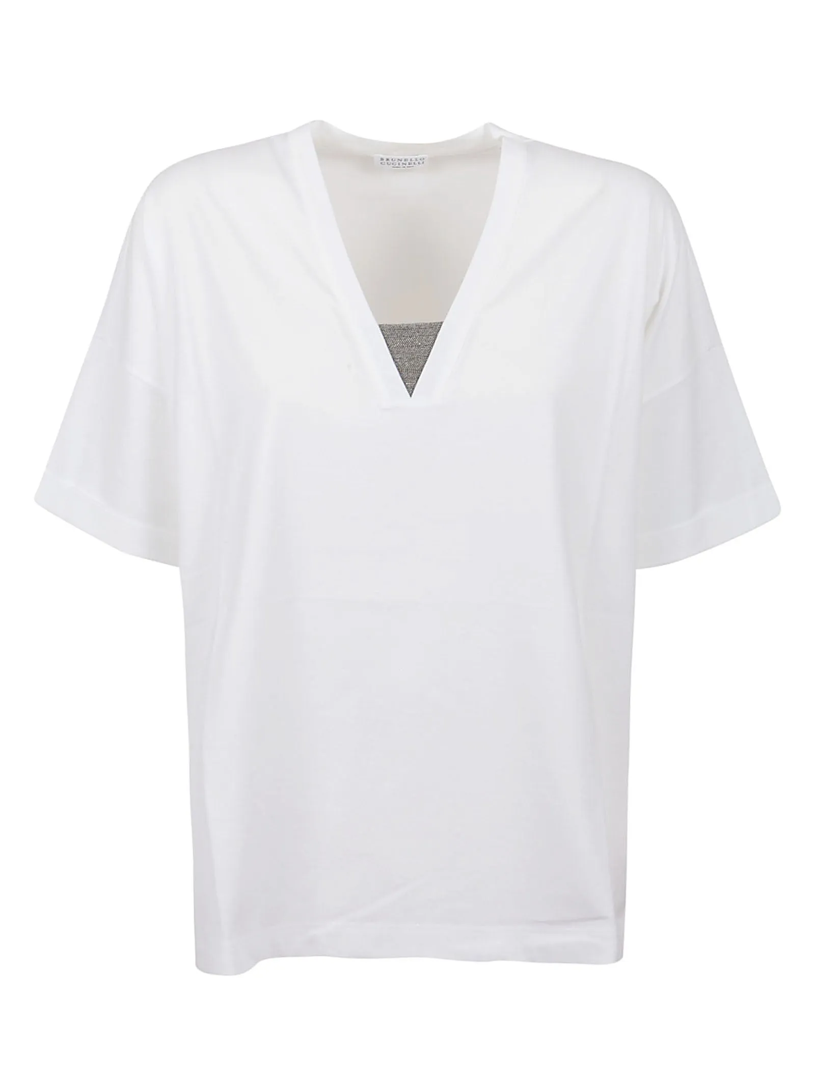 Brunello Cucinelli V-Neck Jersey T-Shirt