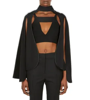 Burberry Cape Cut Out Top