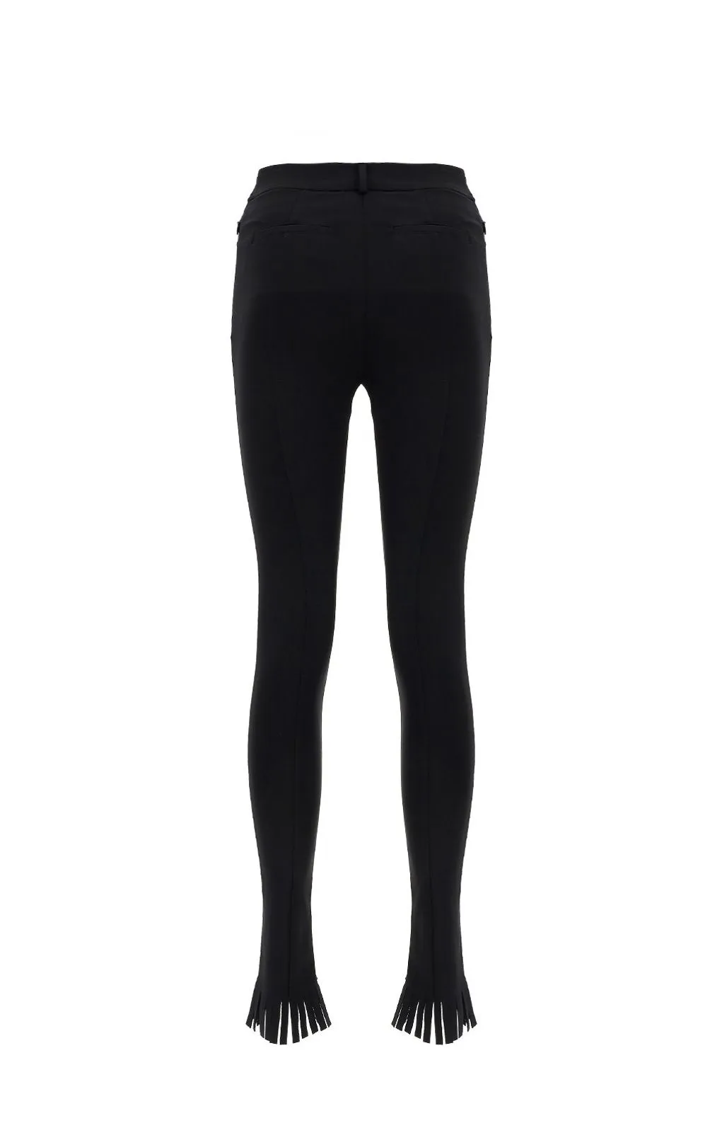 Burberry Fringed Crepe Leggings