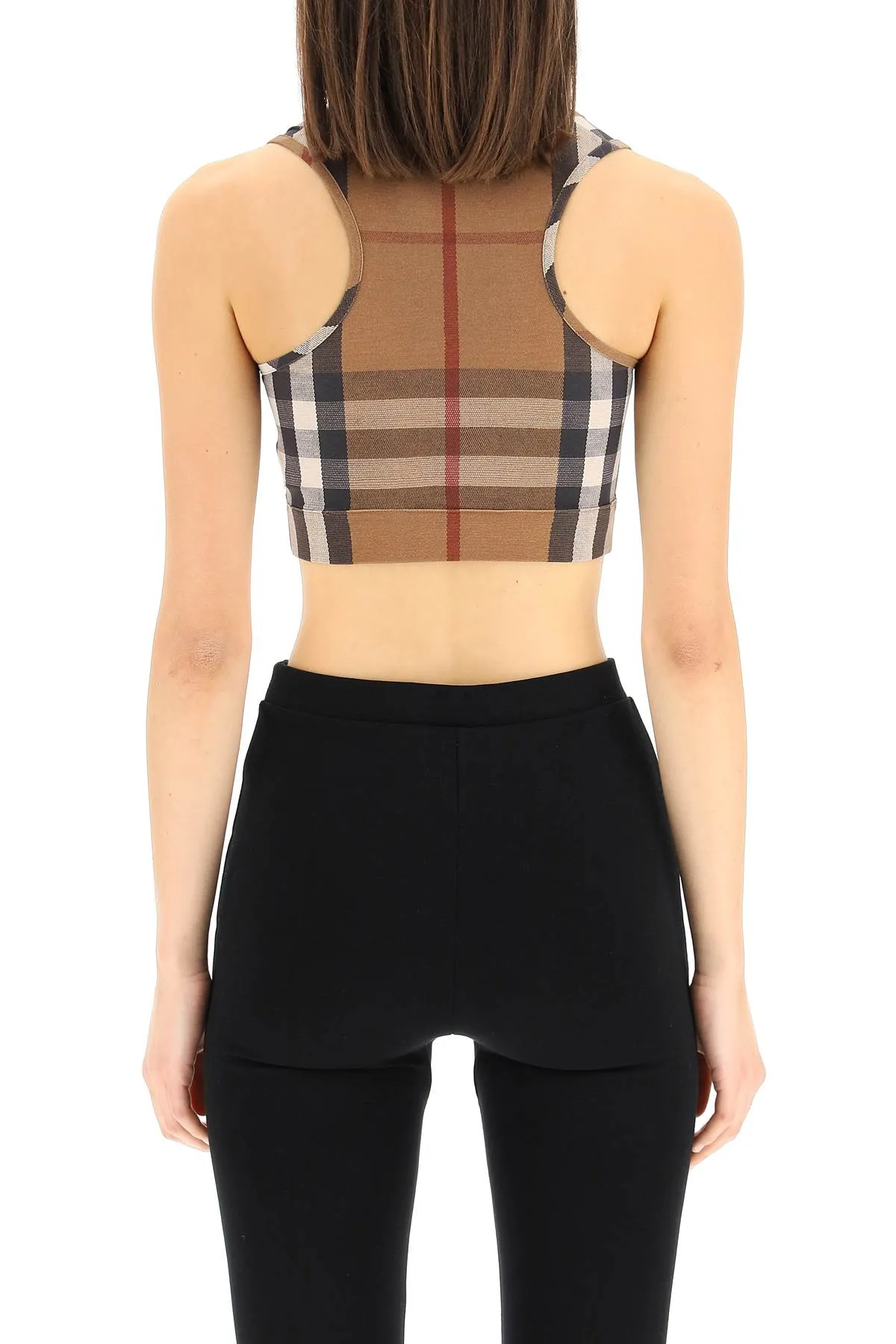 Burberry Vintage Check Scoop Neck Tank Top