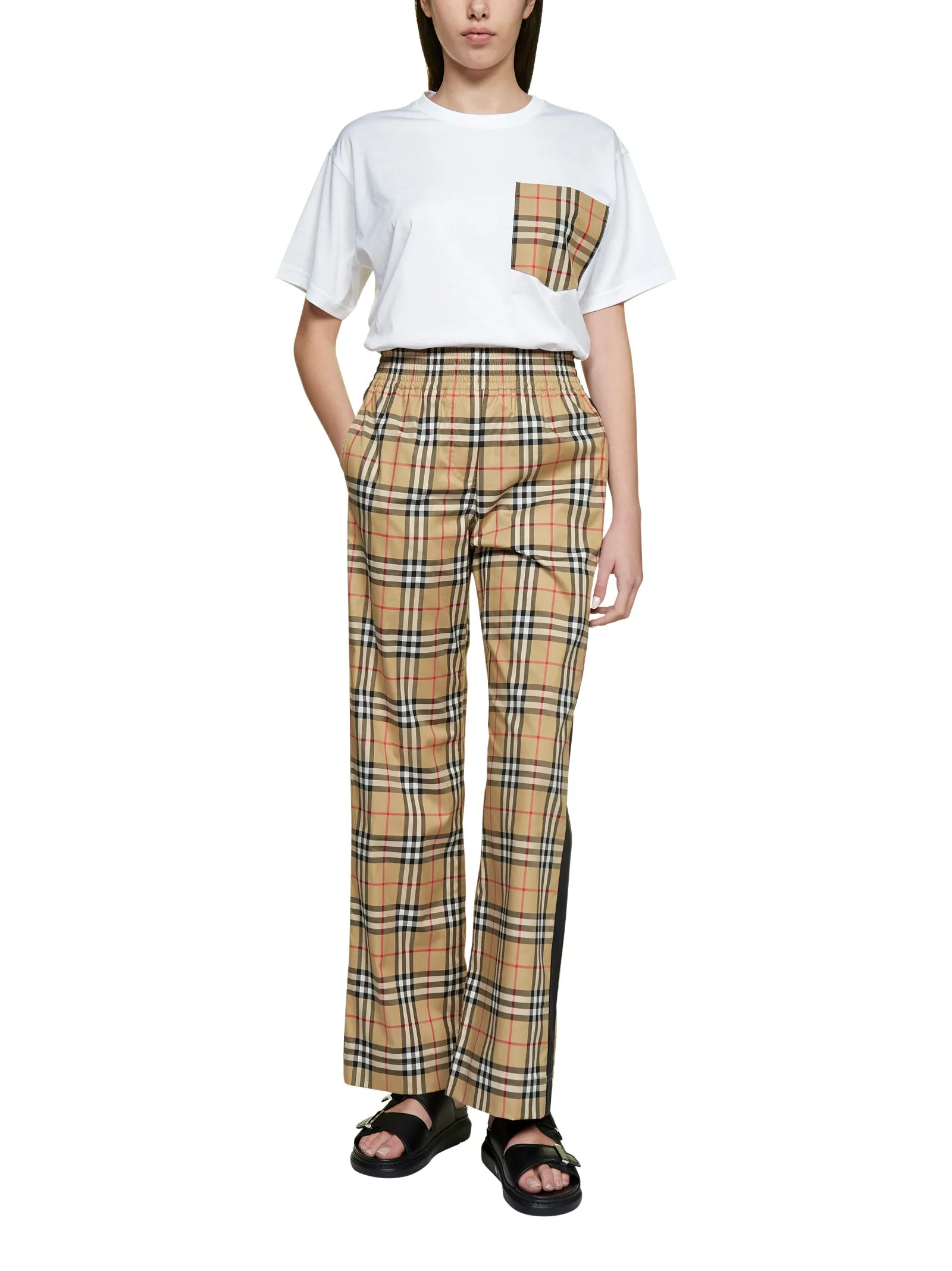 Burberry Vintage Check Straight Leg Trousers