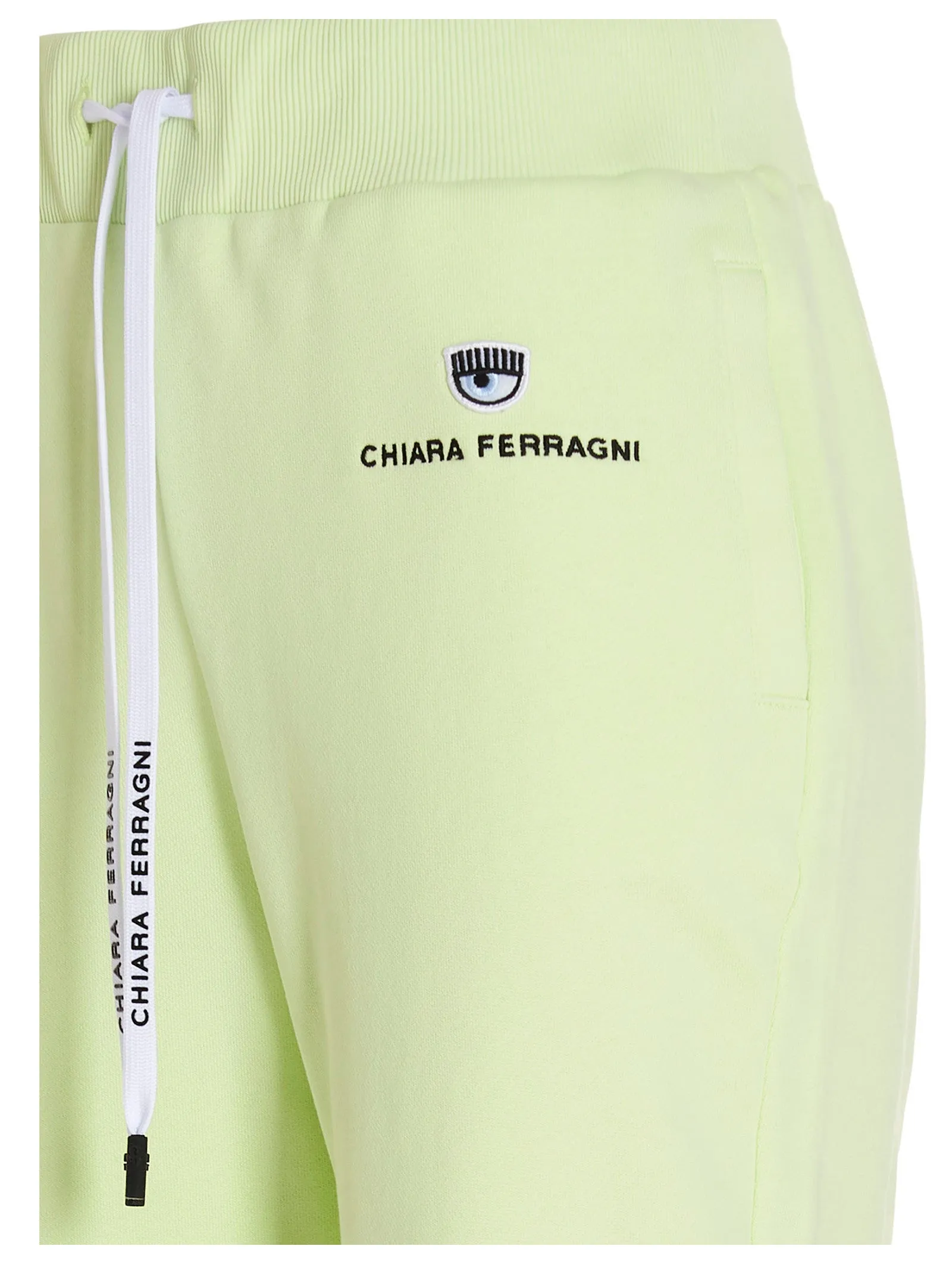 Chiara Ferragni Logo Embroidered Drawstring Joggers