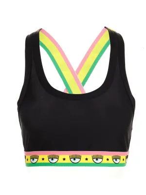 Chiara Ferragni Logomania Band Cropped Top