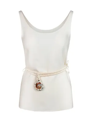 Chlo Belted Waist Tank Top