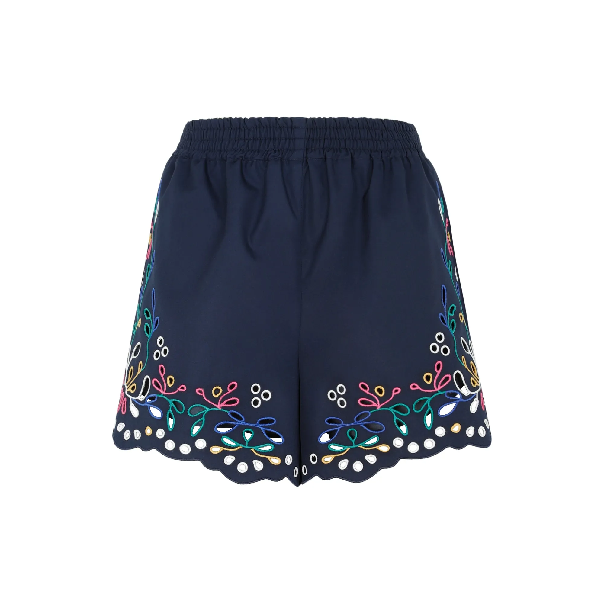Chlo Floral Patterned Bermuda Shorts