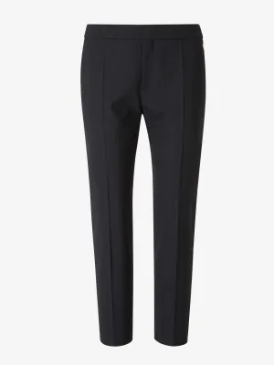Chlo Pressed Crease Cropped Trousers