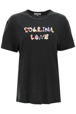 Collina Strada Logo Print Short-Sleeve T-Shirt