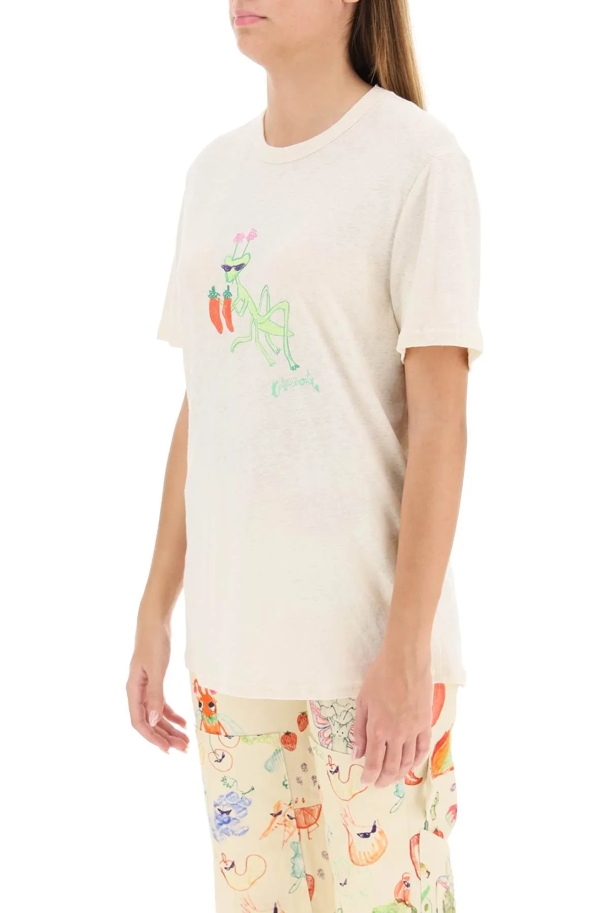 Collina Strada Logo Print Short-Sleeved T-Shirt