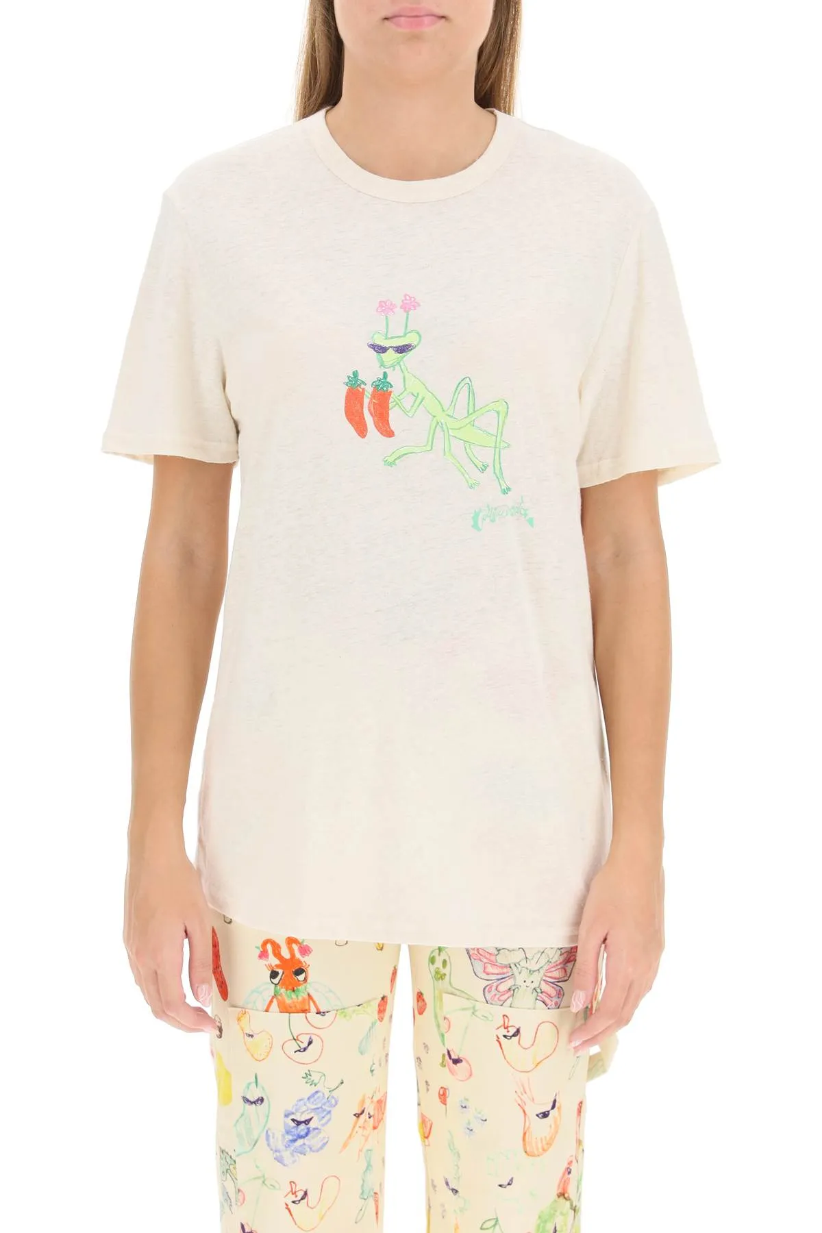 Collina Strada Logo Print Short-Sleeved T-Shirt