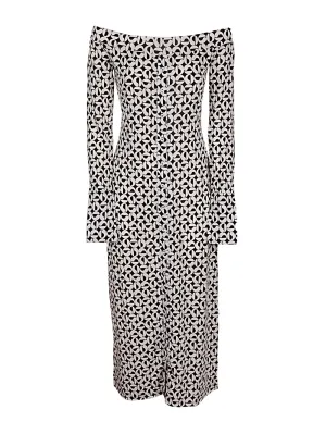 Coperni Off The Shoulder Midi Dress