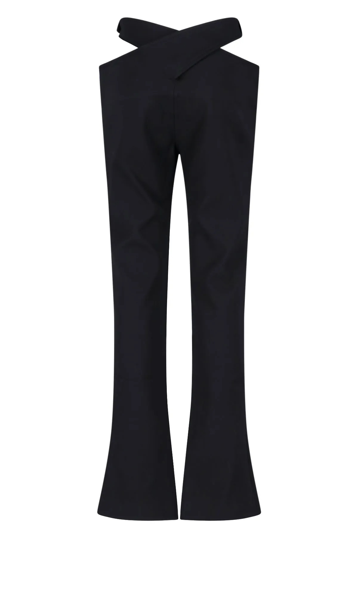 Courrges Cut Out Detailed Flared Trousers