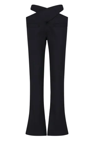 Courrges Cut Out Detailed Flared Trousers