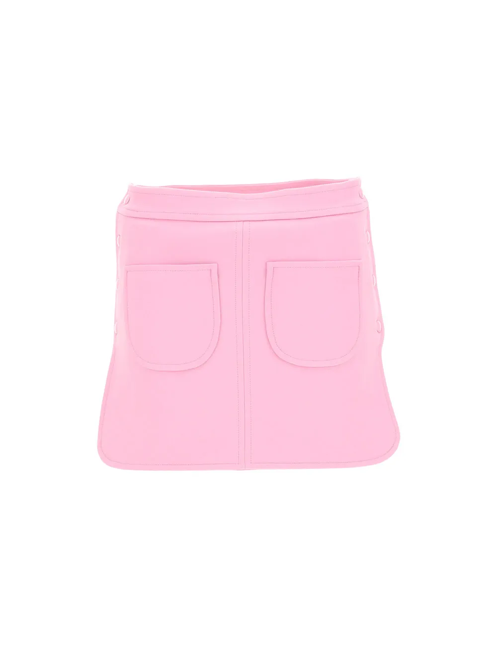 Courrges Mid Rise Knitted Mini Skirt