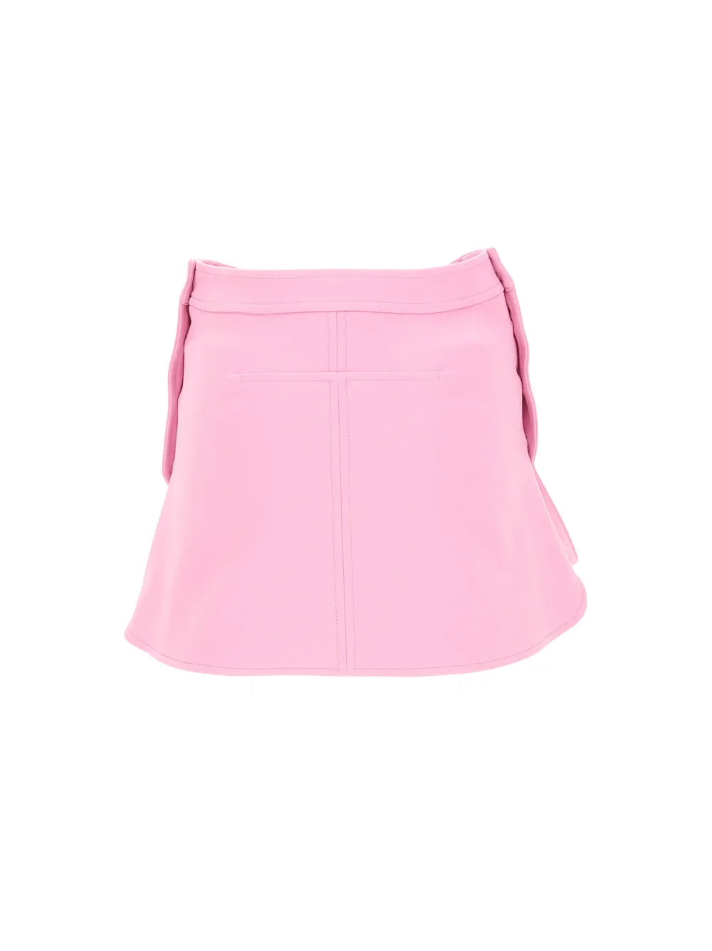 Courrges Mid Rise Knitted Mini Skirt