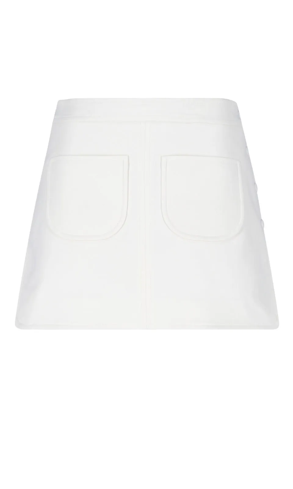 Courrges Mid Rise Knitted Mini Skirt