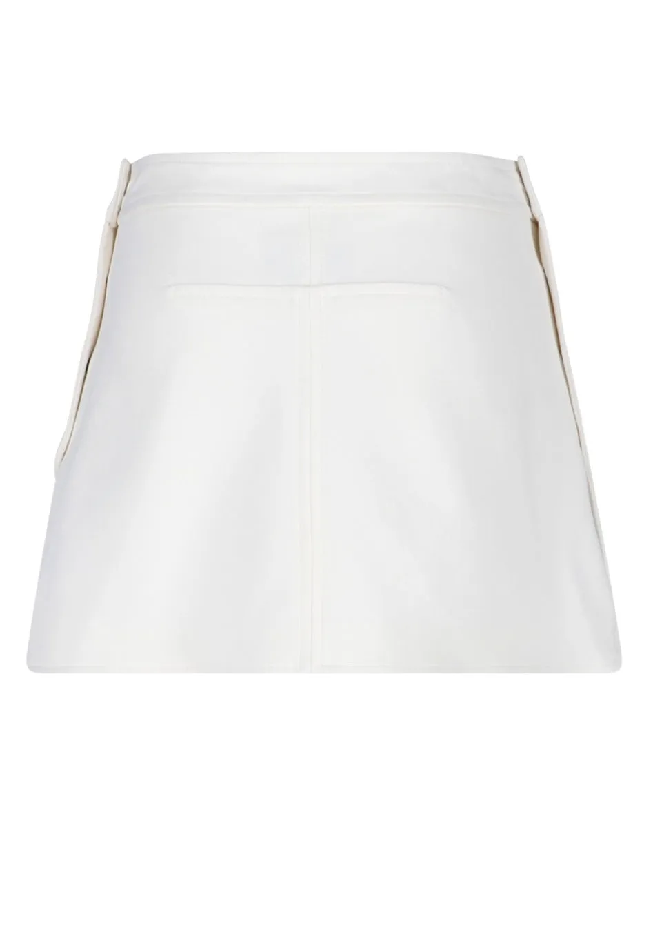 Courrges Mid Rise Knitted Mini Skirt