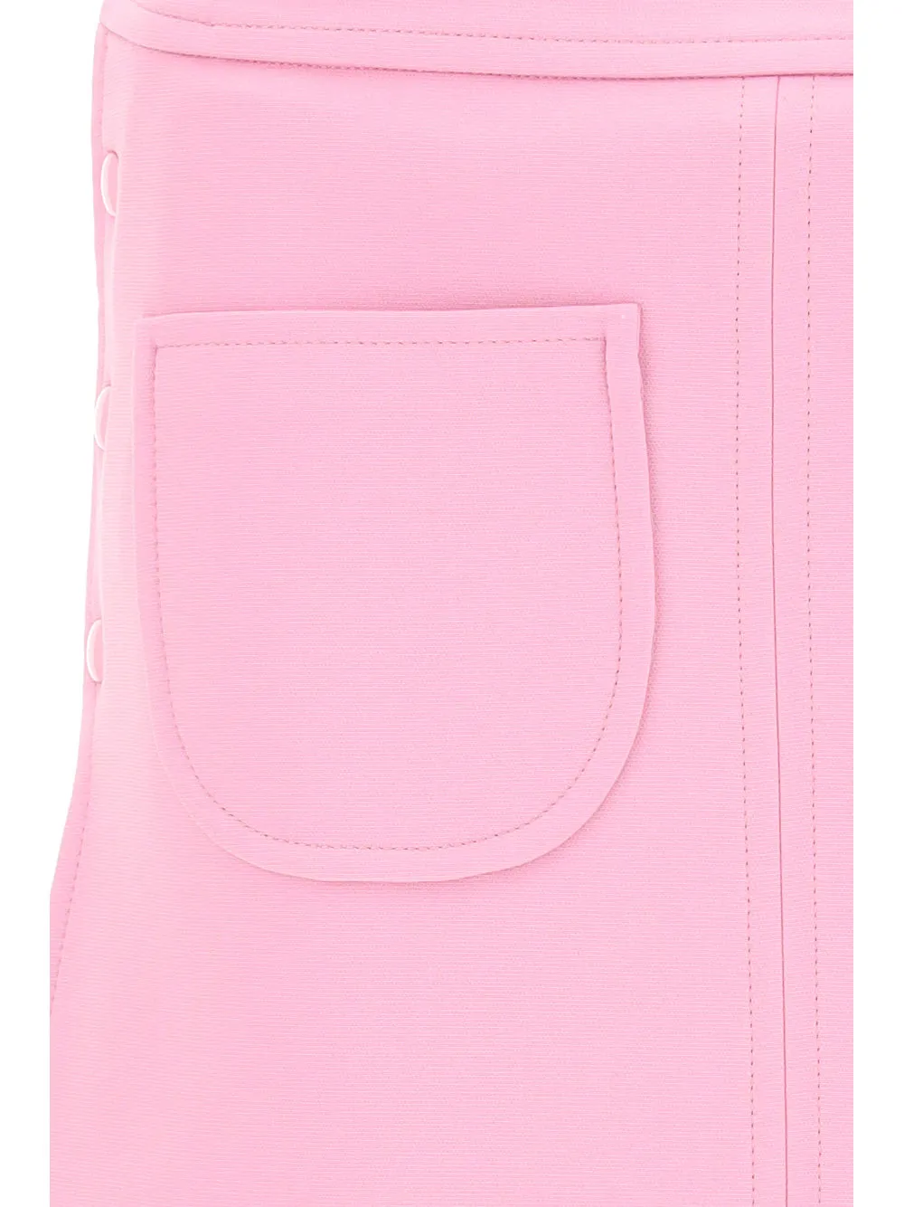 Courrges Mid Rise Knitted Mini Skirt