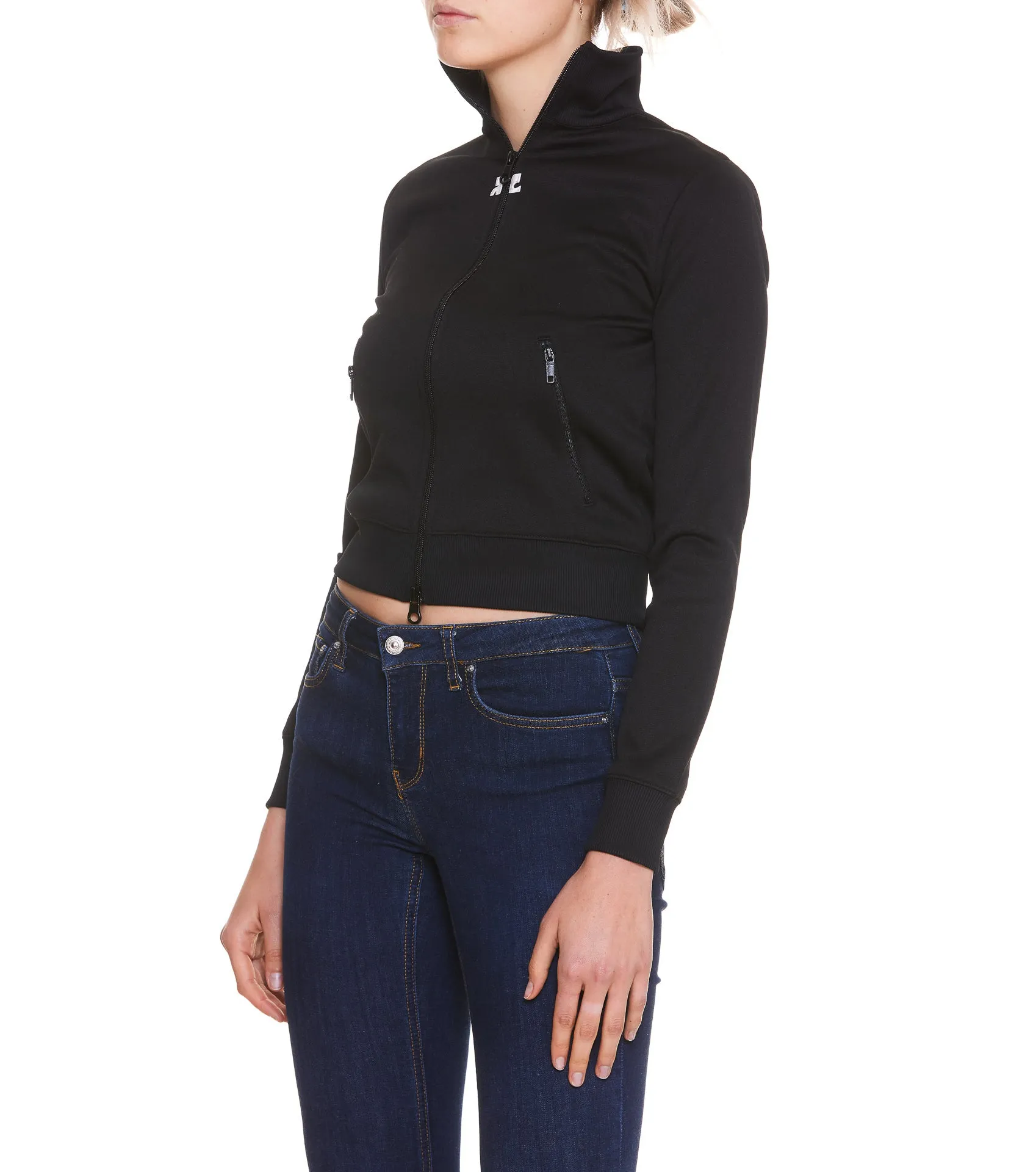 Courrges Zip-Up Long-Sleeved Jacket