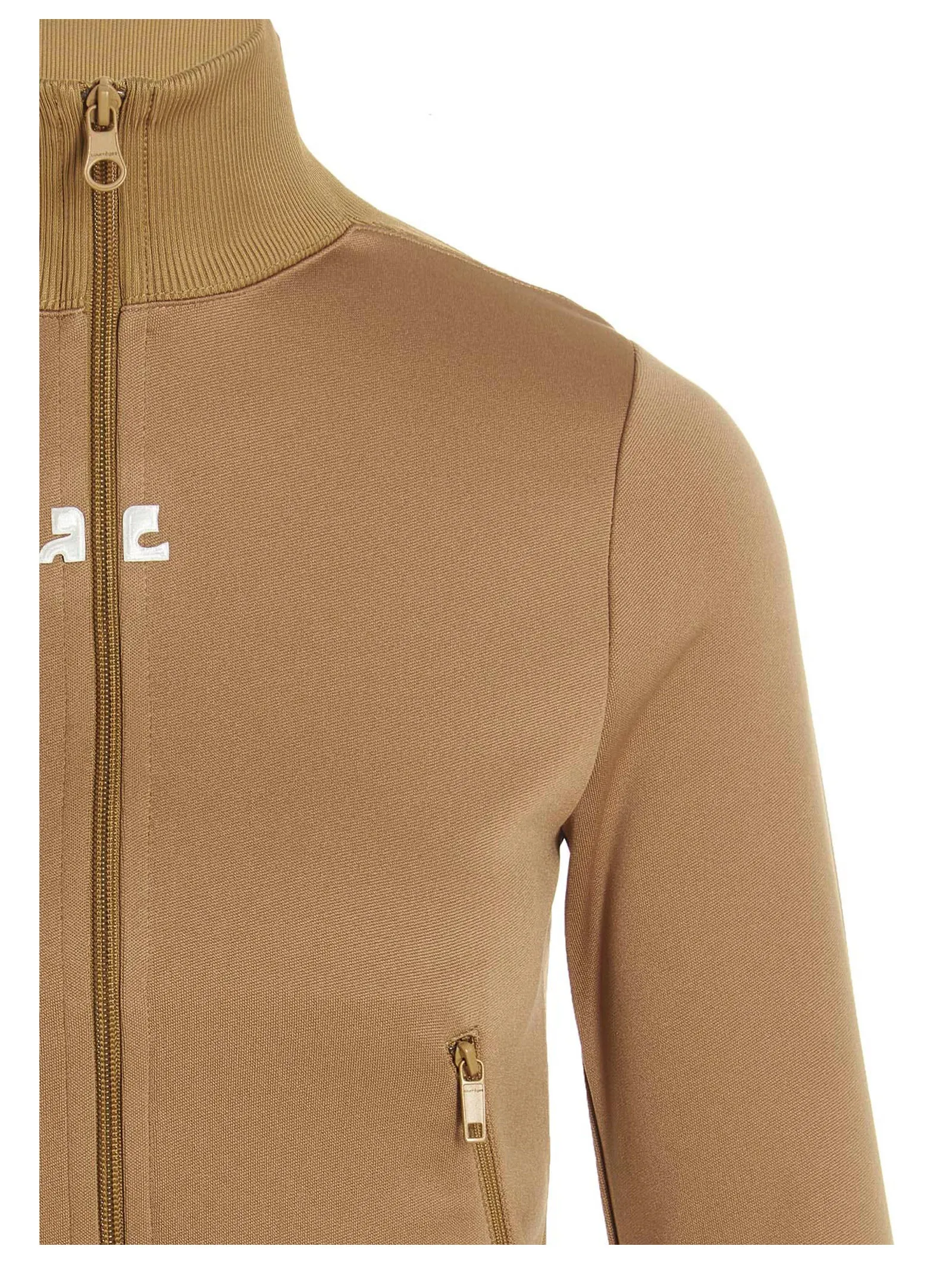 Courrges Zip-Up Long-Sleeved Jacket