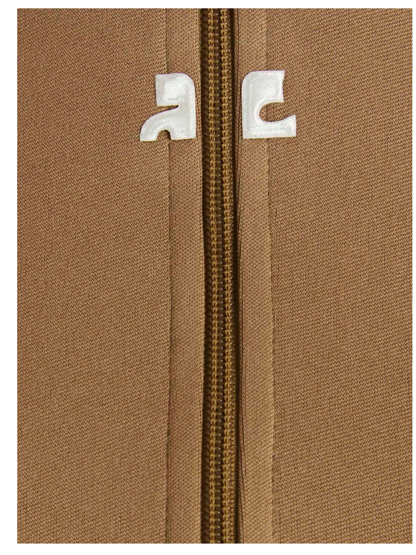Courrges Zip-Up Long-Sleeved Jacket