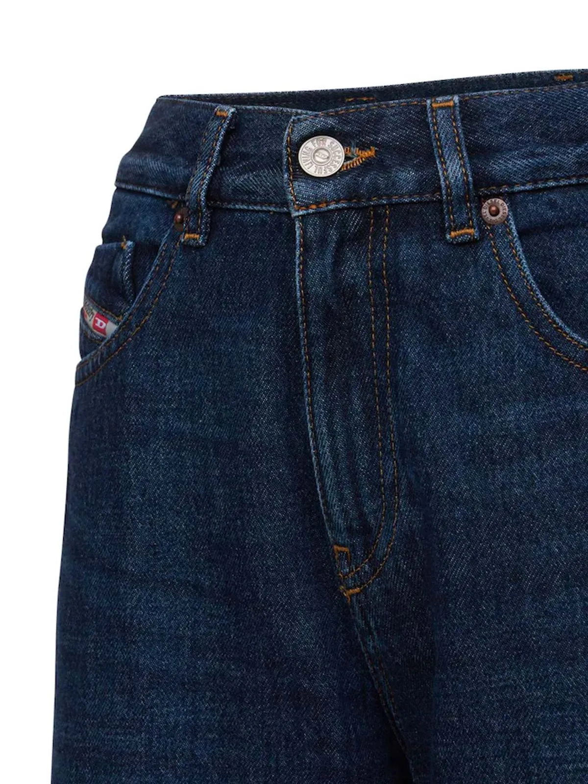 Diesel Low-Rise Wide Leg Jeans