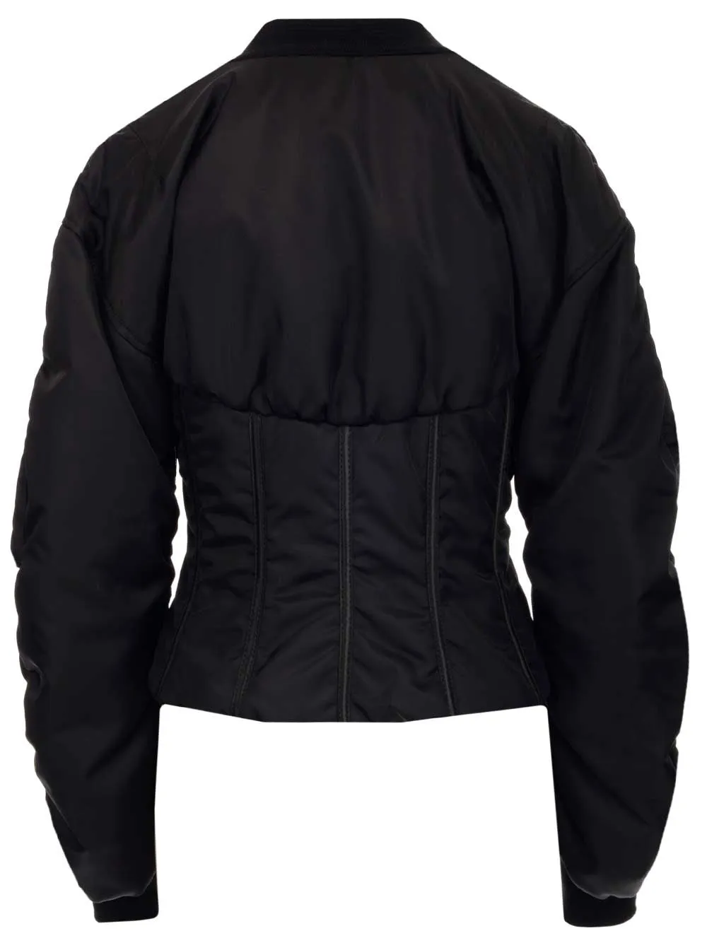 Dolce & Gabbana Bustier Detail Varsity Jacket