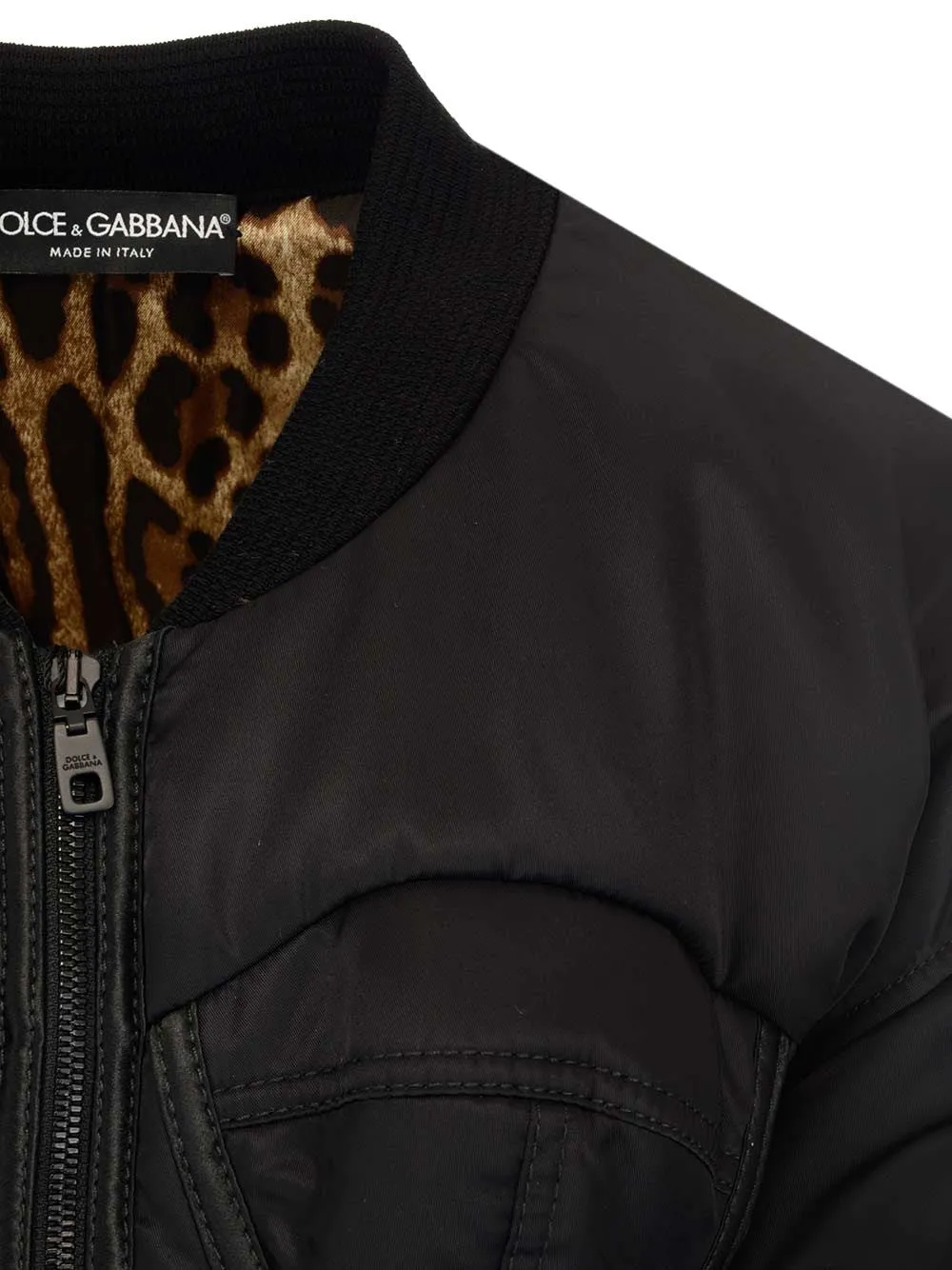 Dolce & Gabbana Bustier Detail Varsity Jacket