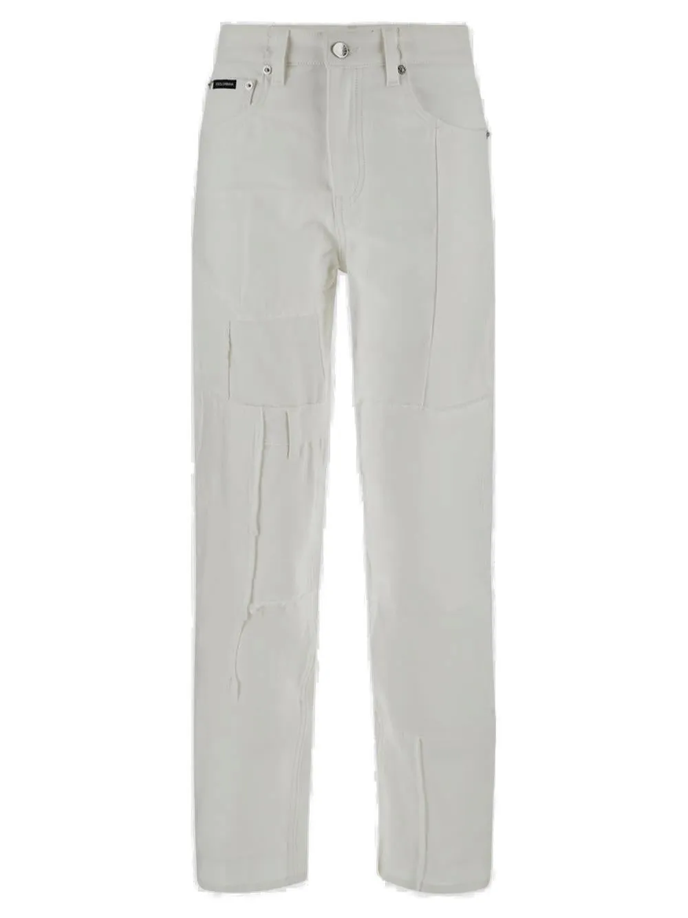 Dolce & Gabbana Button Detailed Straight Leg Trousers