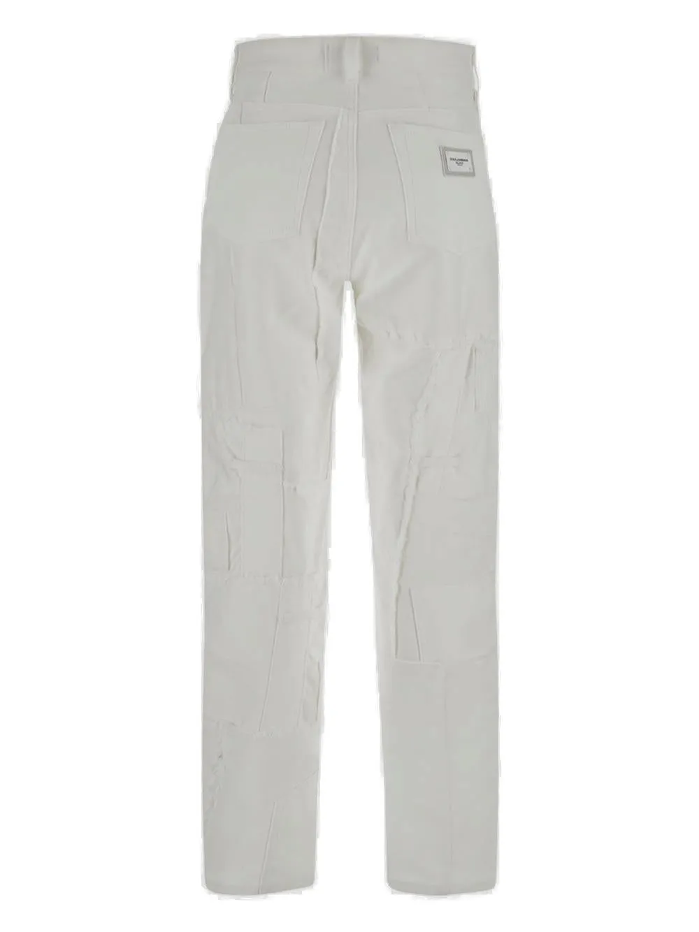 Dolce & Gabbana Button Detailed Straight Leg Trousers