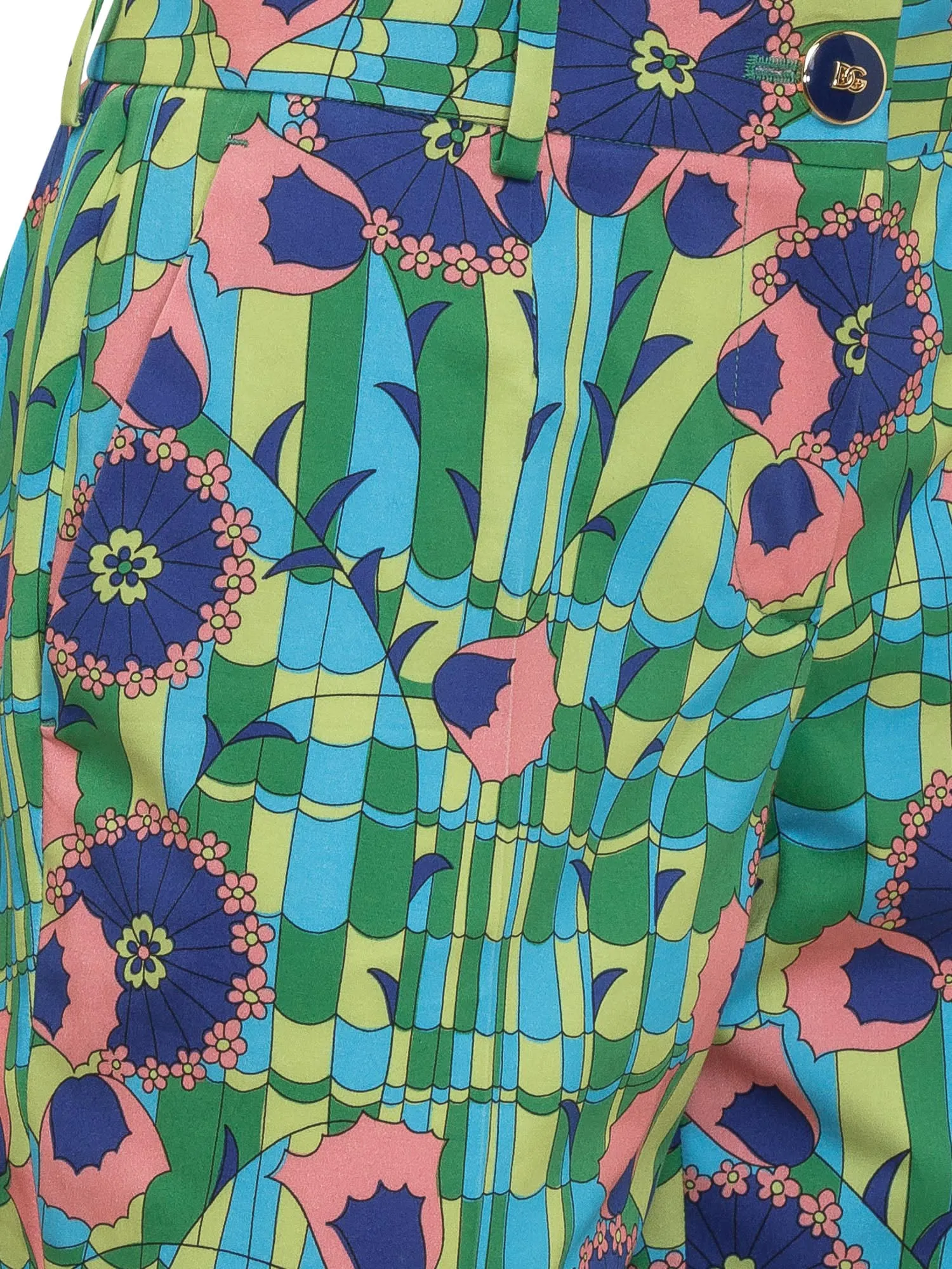Dolce & Gabbana Floral Printed Trousers